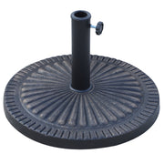 14kg Round Resin Garden Parasol Base Outdoor Umbrella Stand Bronze by Outsunny
