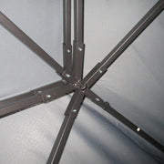 Dark Grey 3 x 4m Aluminium Garden Gazebo with Nets and Curtains by Outsunny