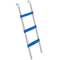 Trampoline Ladder for Safe Garden Access with Non Slip Steps and Stable Base Blue AOSOM