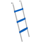 Trampoline Ladder for Safe Garden Access with Non Slip Steps and Stable Base Blue AOSOM