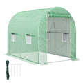 Large Walk In Tunnel Greenhouse 300 x 195cm, Green by Outsunny