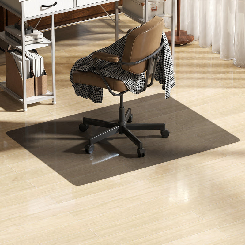 Non Slip Chair Mat for Hard Floors Protects Wood and Tile Ideal for Office Use Black