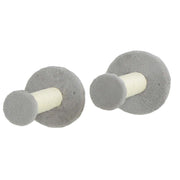 3 Piece Cat Wall Furniture Set with Scratch Posts Perches and Toys in Light Grey by PawHut