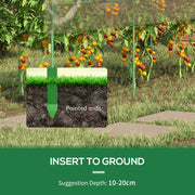 Large Tunnel Greenhouse With 4 Hoops and Guy Ropes Ideal for Growing Vegetables Clear