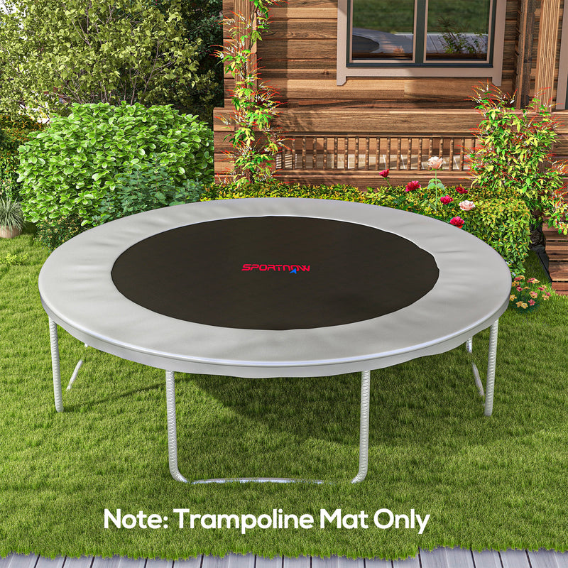 Replacement Trampoline Mat with Spring Tool 72 V Hooks for 12ft Trampoline 14cm Springs Orange by SPORTNOW AOSOM