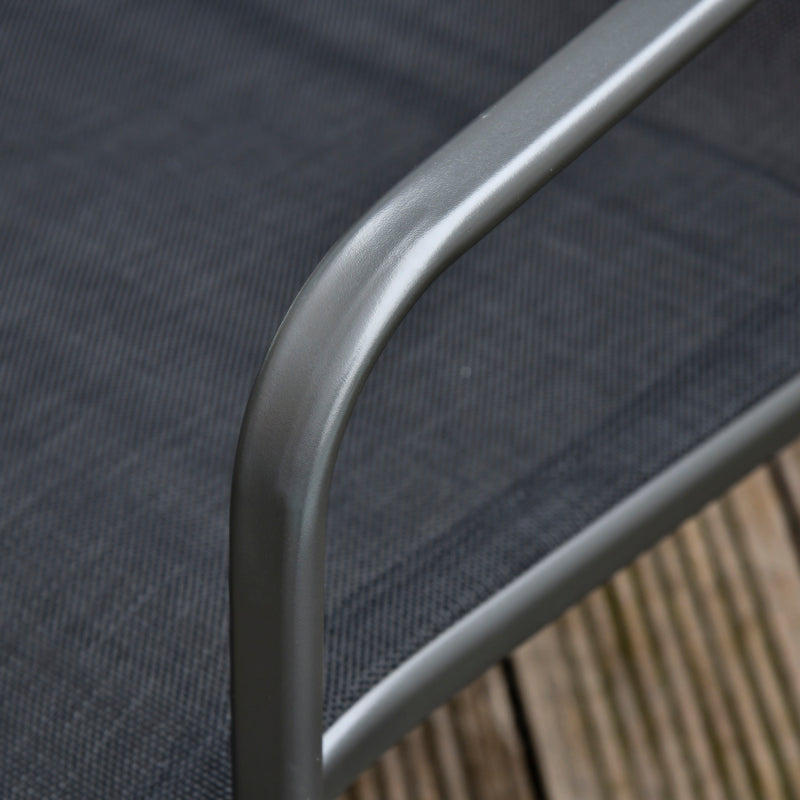 Black 4 Seater Garden Sofa Set with Cushions for Stylish Outdoor Relaxing