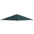 3 x 3 m Garden Gazebo Canopy Top Cover with Drain Holes for Outdoor Use Grey AOSOM