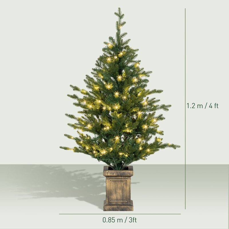 Dimensions diagram of one tree showing 1.2 m height and 0.85 m width