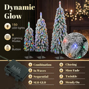 Dynamic glow panel listing 150 LEDs, 8 lighting modes and battery box