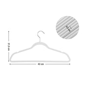 Dimension diagram showing 42 cm width, 21.5 cm height and 0.5 cm flocked coating thickness