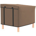 Waterproof Rabbit Hutch Cover Fits X-D2-0047 and Similar Models Brown by PawHut