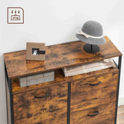 Icon showing the open top shelf carries up to 20 kg, with a hat and box placed on it