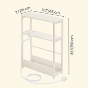 Vasagle side table styled beside a sofa with a phone charging