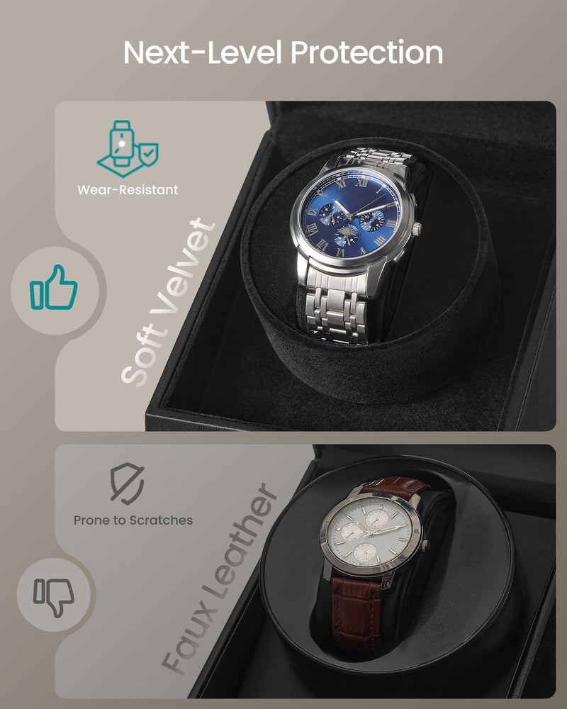 USB-A to USB-C cable included with the watch winder box