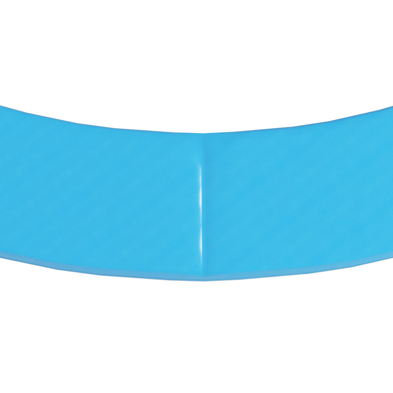 Trampoline Safety Pad for 12ft Round Trampolines Cushioned Edge Protection Light Blue AOSOM
