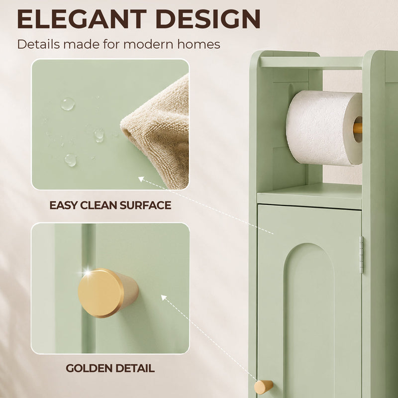 Elegant design panel showing the easy clean surface and gold knob detail