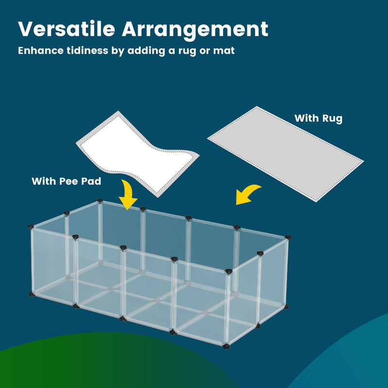 Playpen dimensions diagram showing 143 x 73 x 46 cm size