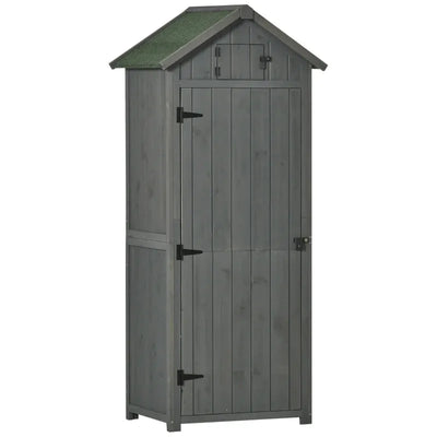 Wooden Sentry Box Shed Outsunny