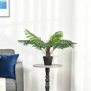 2 Pack 60cm Artificial Palm Trees with Nursery Pots for Indoor and Outdoor Use Green