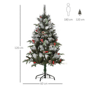 Dimensions diagram of the 4ft tree showing 120 cm height and 60 cm width