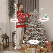 5ft tree dimensions diagram showing 150 cm height and 99 cm width