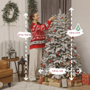 6ft tree dimensions diagram showing 1.8 m height and 1.19 m width