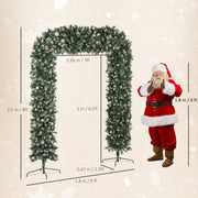 180 cm wide Christmas arch dimension diagram with 86 cm opening and 250 cm height