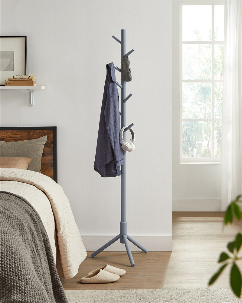 Coat rack dimensions diagram showing 47 x 47 x 175 cm measurements
