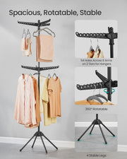 Spacious, rotatable and stable feature with 54 holes across 6 arms
