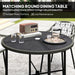 Grey 5 Piece Rattan Patio Dining Set With Cushions And Glass Tabletop By Outsunny
