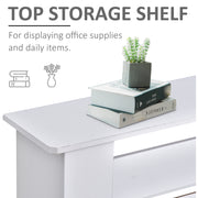 White Extendable Radiator Cover With Slatted Design And Storage Shelf For Home Office
