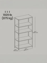Dimensions diagram: 50 cm deep, 100 cm wide, 200 cm high, 875 kg total load