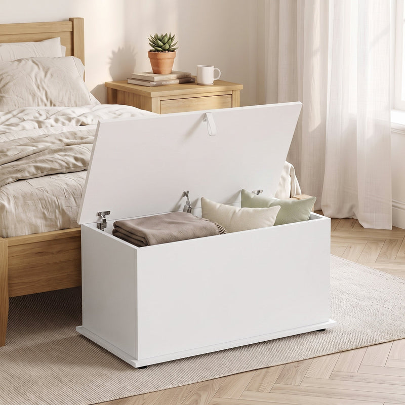 Storage Bench, White