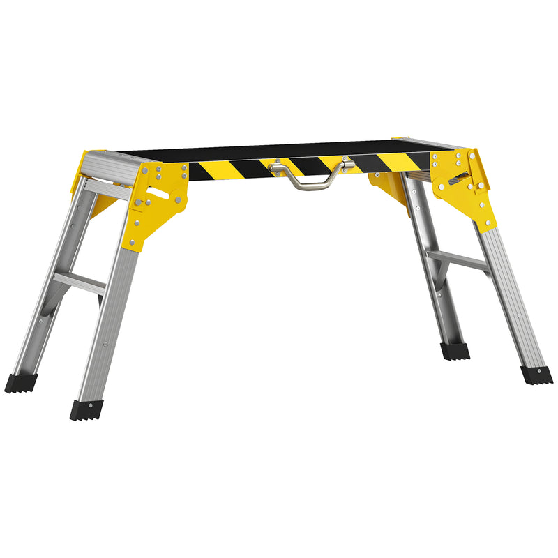 Foldable Workbench for Stable Home Cleaning and Repairs with Anti-Slip Surface Black