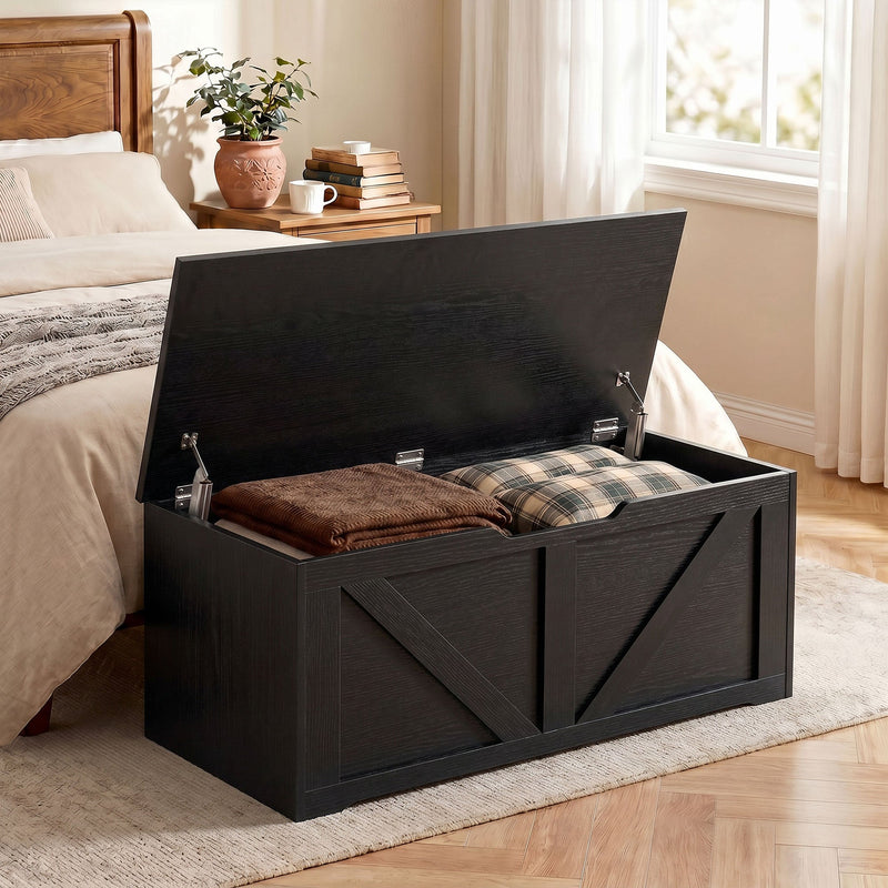 Storage bench 127L - Black
