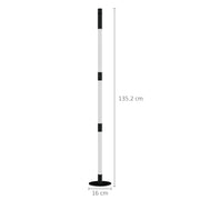 LED Floor Lamp with RGB, Remote Control and Music Sync for Living Room and Gaming by HOMCOM