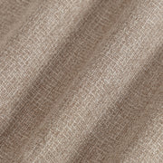Close-up of the light brown woven fabric texture