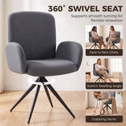 360 degree swivel seat infographic with face-to-face chat and reading angle examples