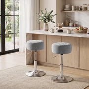 Swivel Kitchen Stool, Grey