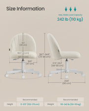 Swivel chair assembly parts and instructions