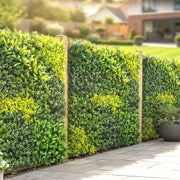 Artificial Plant Wall Panel for Privacy and Year Round Greenery Indoors or Outdoors Green Outsunny