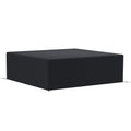 Black Waterproof Rattan Sofa Set Cover 600D Oxford Fabric UV Protection by Outsunny