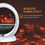 Electric Fireplace Heater White - detail