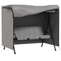 Light Grey Three Seater Swing Chair Protective Cover 152 x 177cm by Outsunny