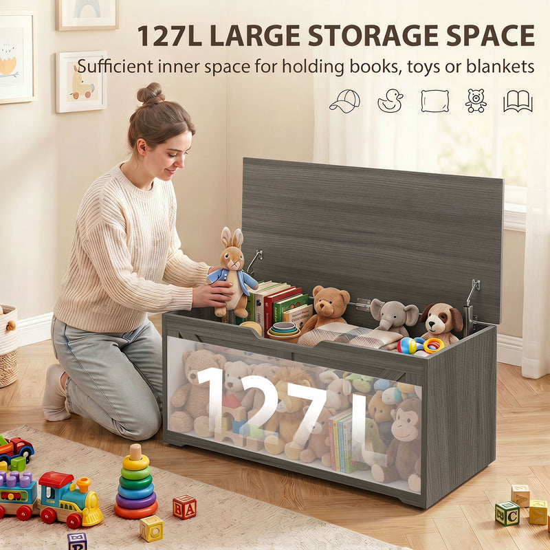 Storage bench 127L - Dark Grey