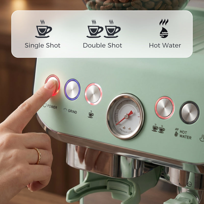 Coffee Machine Light Green - detail 5