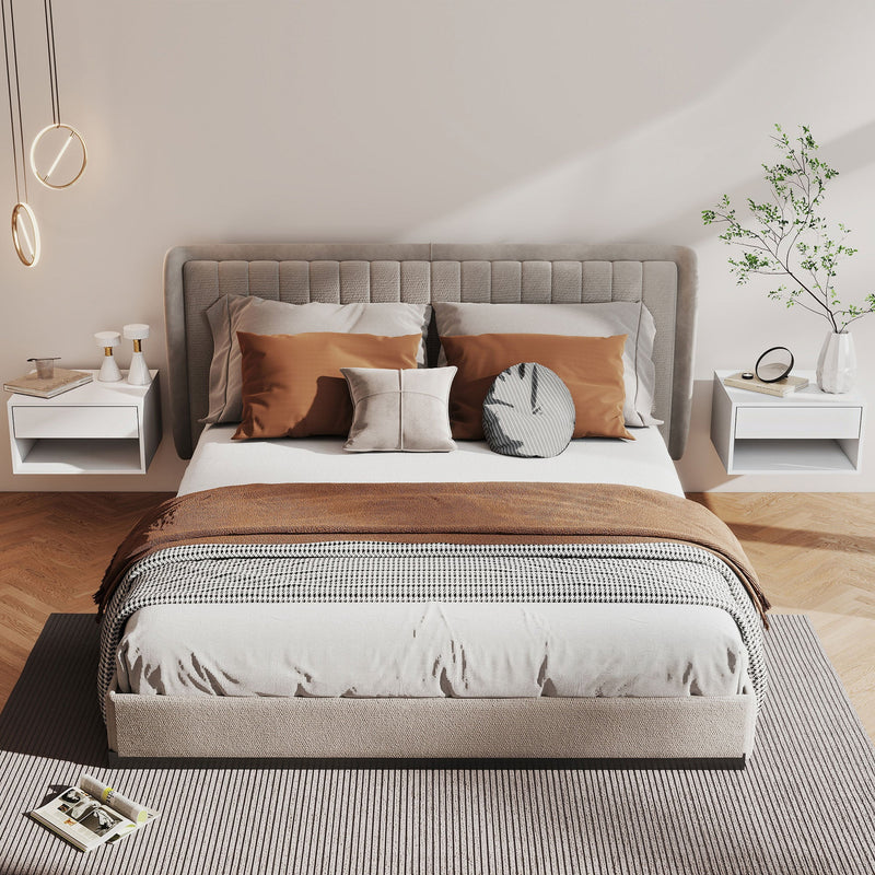 Floating Bedside Tables, White