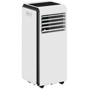 Portable Air Conditioner for Bedrooms and Living Rooms with 4-in-1 Cooling and Dehumidifier White Homcom