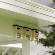 3 Piece Wooden Bat Box Set Easy to Hang for Garden Farm and Outdoor Use by PawHut