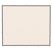 Sun Shade Sail for Garden or Patio with UV Protection Easy Setup 3 x 3.6m Beige AOSOM